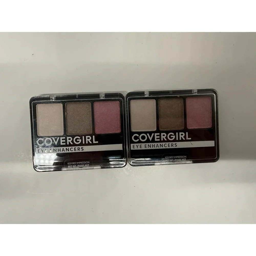 2 New CoverGirl Eye Enhancers Eyeshadow First Impression Trio 103 Retired